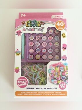 NEW rainbow loom beadmoji bracelet making arts and crafts set